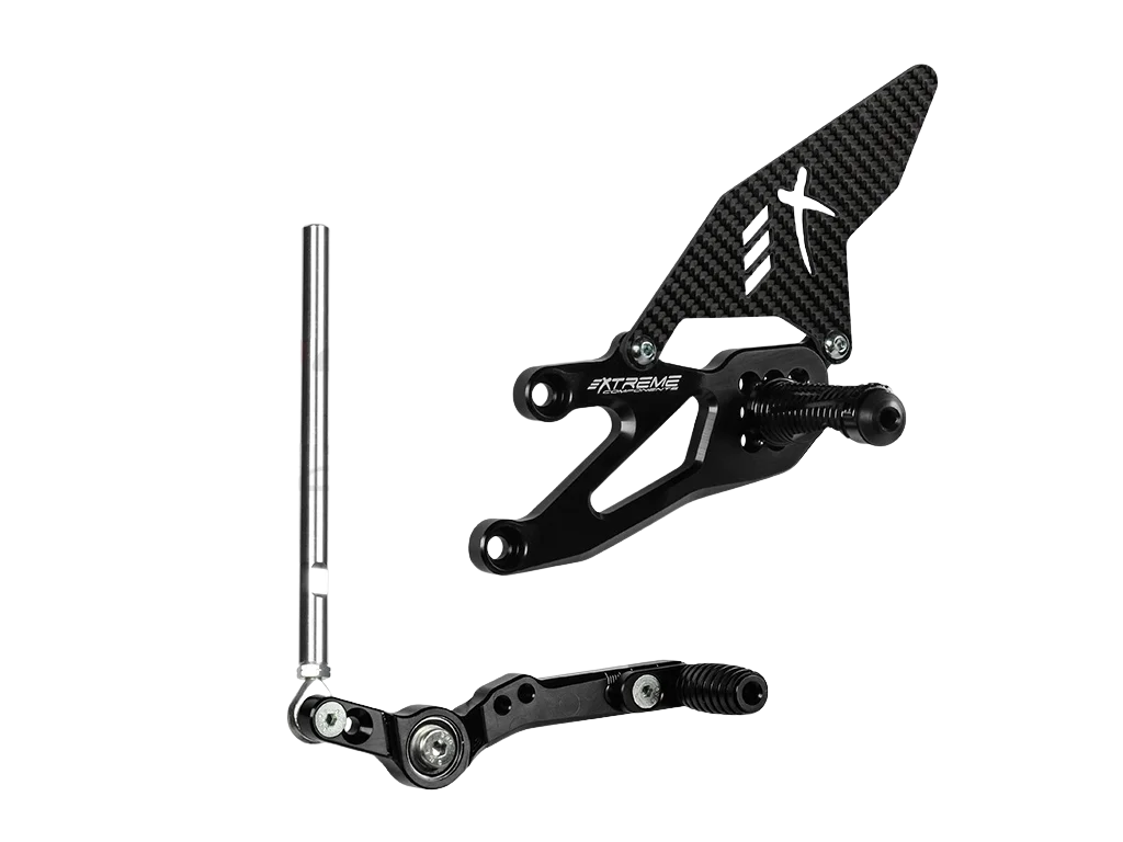 Commandes Reculées GP EVO carbone noir EXTREME COMPONENTS - Yamaha R7 - Miniature 2